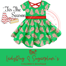 Load image into Gallery viewer, Christmas Cakes Sibling Collection TWIRL DRESS
