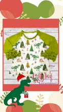 Load image into Gallery viewer, I&#39;m Dreaming of a Dino Christmas Raglan
