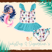 Load image into Gallery viewer, Brown Sugar Melanin Mermaid 2-Piece
